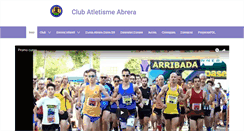 Desktop Screenshot of clubatletismeabrera.com